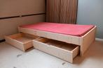 Bed Luc 90x220 + 2 laden, Huis en Inrichting, Ophalen, 90 cm, Eenpersoons, Nieuw