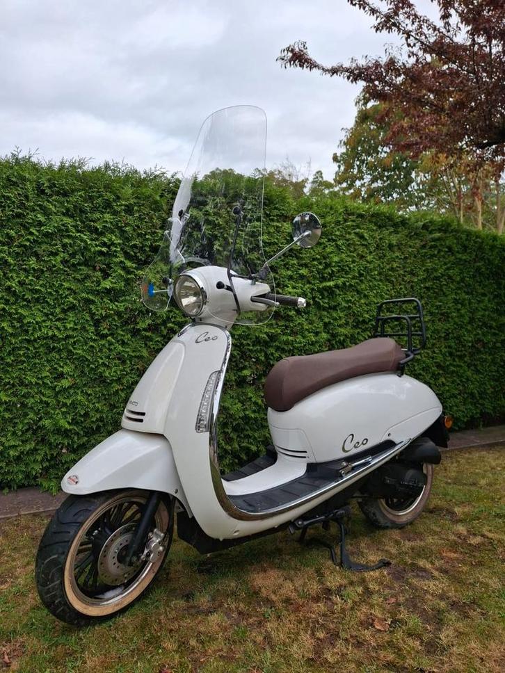 NIMOTO CEO WIT MET WINDSCHERM BJ 2017, Fietsen en Brommers, Brommers | Overige merken, Gebruikt, Ophalen of Verzenden