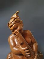 Balinese fluitspeler bali Indonesie art deco, Ophalen of Verzenden