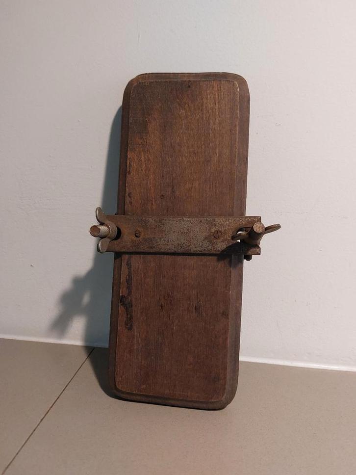 Oude houten pers – bloemen- of boekpers – 24×10 cm, Antiek en Kunst, Antiek | Gereedschap en Instrumenten, Ophalen of Verzenden