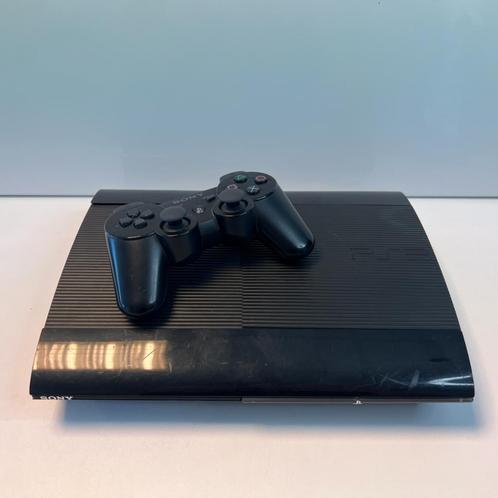 Playstation 3 Ultra Slim 500GB zwart + controller | Gebruikt, Spelcomputers en Games, Games | Sony PlayStation 3, Gebruikt