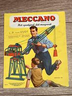 Vintage Meccano Folder - Nederlands 1958, Hobby en Vrije tijd, Overige merken, Gebruikt, Ophalen of Verzenden, Groter dan 1:32
