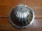 Een vintage verzilverd kaviaarschaaltje schelp (2), Antiek en Kunst, Ophalen of Verzenden