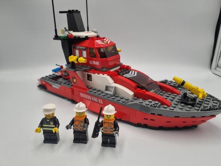 Lego City 7046 Fire Command Craft, Kinderen en Baby's, Speelgoed | Duplo en Lego, Zo goed als nieuw, Lego, Complete set, Ophalen of Verzenden
