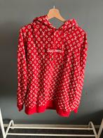 Louis vuitton Supreme hoodie, Ophalen of Verzenden, Zo goed als nieuw, Zwart
