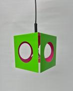 Vintage hanglamp - Space age cube - Jaren 80, -, -, Ophalen of Verzenden, Zo goed als nieuw