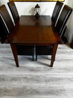 Uitschuifbare eettafel - 140/189cm, Huis en Inrichting, Tafels | Eettafels, Ophalen, Gebruikt, 100 tot 150 cm, 50 tot 100 cm