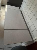 Uitschuifbare eettafel, Kunststof, Gebruikt, 100 tot 150 cm, Rechthoekig