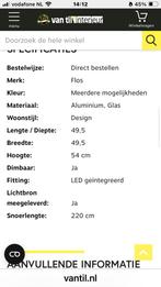 Flos Taccia Tafellamp - Beschadigde Kap, Ophalen of Verzenden, Nieuw, Glas, 50 tot 75 cm
