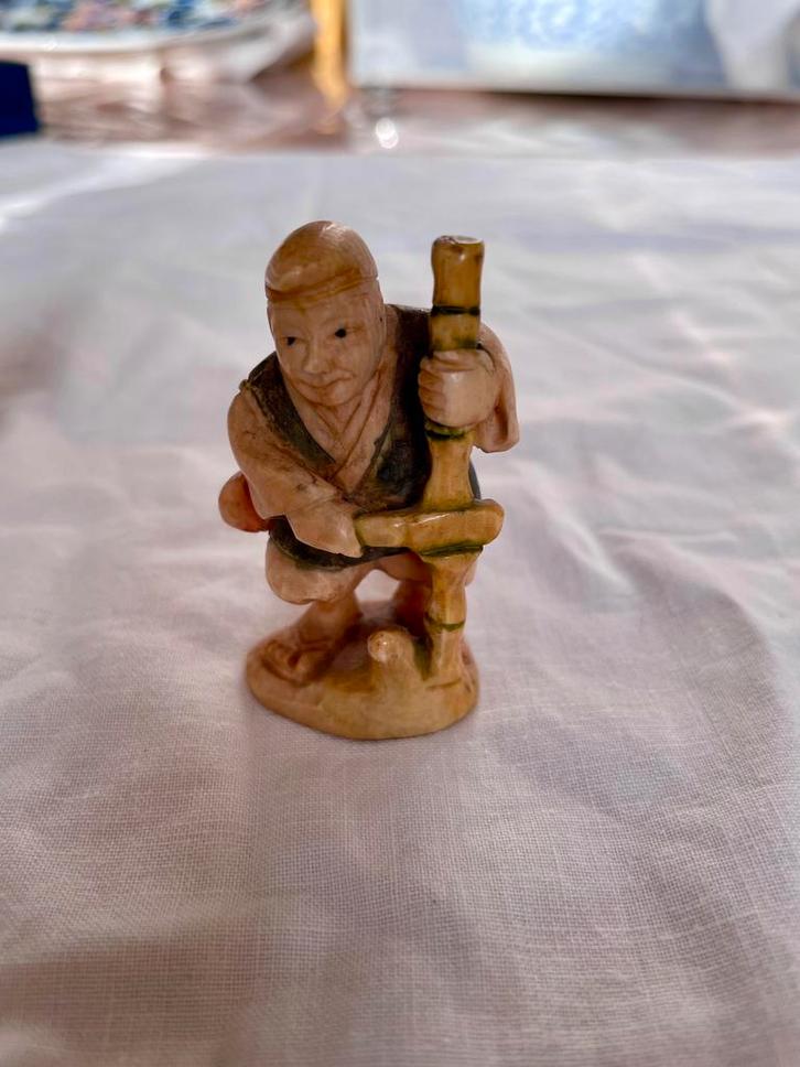 Netsuke Japans Antiek 5 stuks, Antiek en Kunst, Kunst | Niet-Westerse kunst, Ophalen of Verzenden