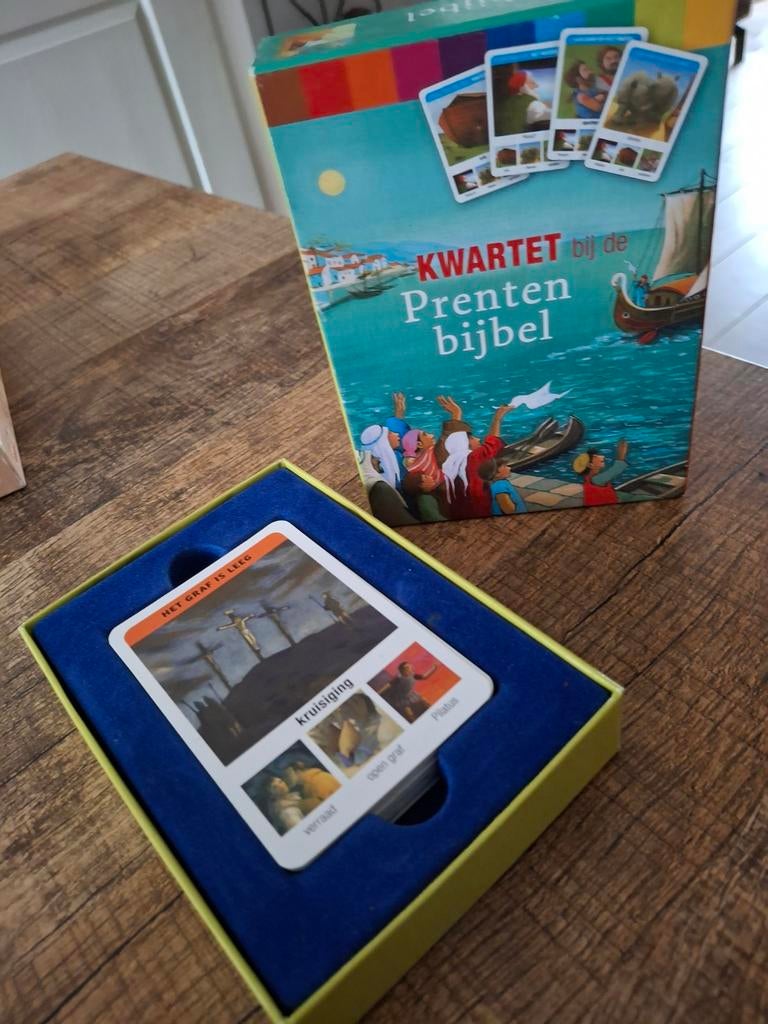 Prenten bijbel kwartet, Hobby en Vrije tijd, Gezelschapsspellen | Bordspellen, Ophalen of Verzenden