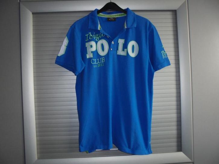 Shirt Ibiza Polo Club Society maat XL, Kleding | Heren, Polo's, Zo goed als nieuw, Maat 56/58 (XL), Blauw, Ophalen of Verzenden