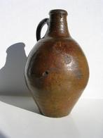 Antieke steengoed kruik met zoutglazuur ca. 1800, Bouffioulx, Ophalen of Verzenden