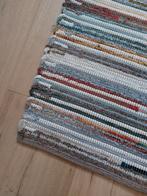 Kleurrijk katoenen tapijt 130x190 cm, Huis en Inrichting, Stoffering | Tapijten en Kleden, Ophalen, Gebruikt, 100 tot 150 cm, Wit