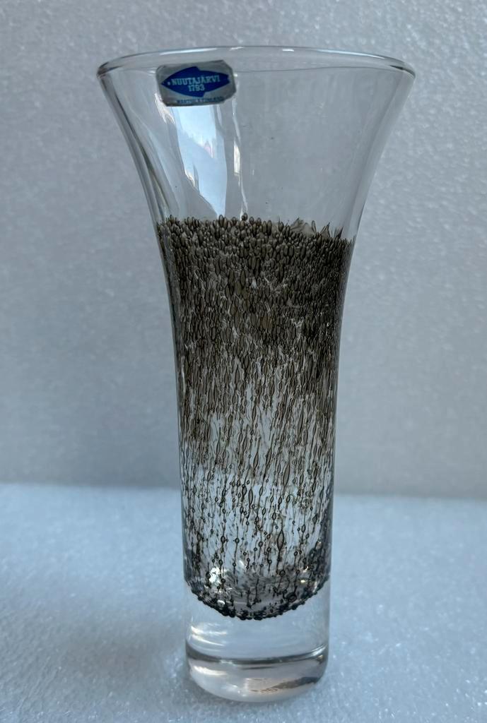 Nuutajärvi - Kanerva vaas - Bjorn Weckstrom, Antiek en Kunst, Antiek | Glas en Kristal, Ophalen of Verzenden