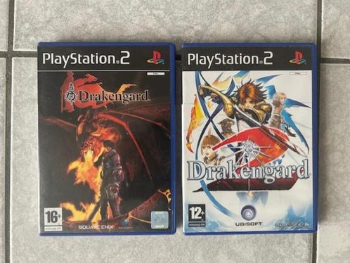 PLAYSTATION 2 SPELLEN DRAKENGARD 1 & DRAKENGARD 2, Spelcomputers en Games, Spelcomputers | Sony PlayStation 2, Gebruikt, Zwart