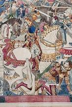 Kader met ontwerp wandtapijt van Ridder Bayard., Antiek en Kunst, Ophalen of Verzenden