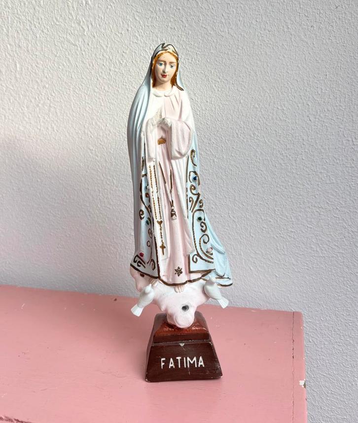 Standbeeld fatima, Verzamelen, Religie, Zo goed als nieuw, Beeld(je), Ophalen of Verzenden