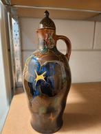 Zeldzame Art Deco Glans Plateel Kan, Ophalen of Verzenden