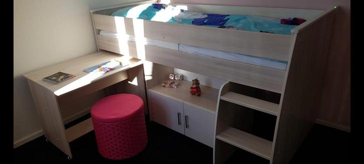 Halfhoogslaper Charly, Kinderen en Baby's, Kinderkamer | Stapelbedden en Hoogslapers, Zo goed als nieuw, Halfhoogslaper, Ophalen of Verzenden