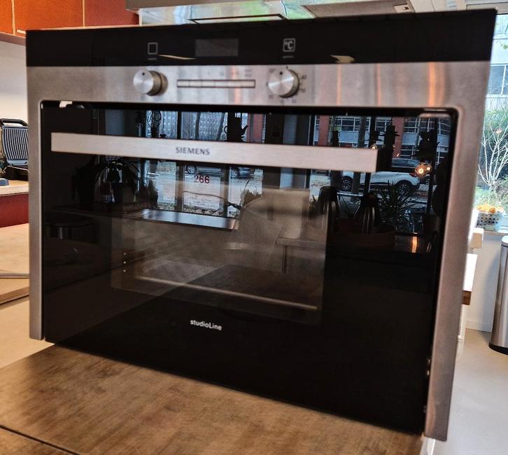 Siemens StudioLine iQ700 inbouw stoomoven - Weinig gebruikt!, Witgoed en Apparatuur, Ovens, Zo goed als nieuw, Inbouw, Oven, 45 tot 60 cm