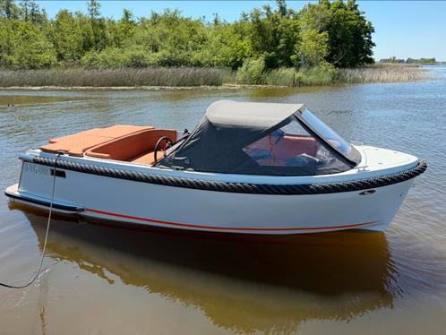 Luxe Maxima 600, 50PK Honda, 6/8 pers., sloep, tender, luxe, Watersport en Boten, Sloepen, Zo goed als nieuw, 10 tot 30 pk, 3 tot 6 meter
