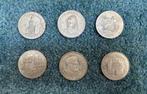 6x munt krabbendaalder complete set, Postzegels en Munten, Munten en Bankbiljetten | Verzamelingen, Ophalen of Verzenden, Nederland
