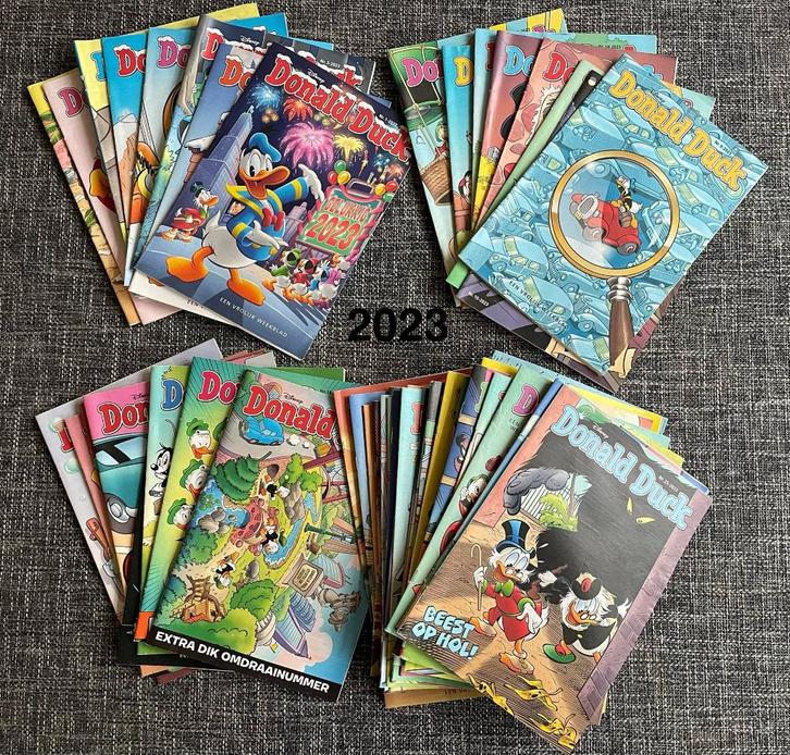 Donald Duck jaargang - ongeveer 20 jaargangen, Boeken, Stripboeken, Gelezen, Complete serie of reeks, Ophalen