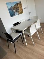 Ikea tafel met pedrali stoelen, Huis en Inrichting, Tafels | Eettafels, 50 tot 100 cm, Gebruikt, Rechthoekig, Ophalen