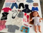 Corolle pop met kleertjes en accessoires, Ophalen of Verzenden, Zo goed als nieuw, Babypop