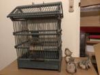 Oude vogelkooi, Dieren en Toebehoren, Vogels | Hokken en Kooien, Ophalen of Verzenden, Gebruikt, Metaal, Vogelkooi