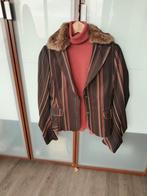 Colbert jasje met coltrui, Maat 38/40 (M), Bruin, Ophalen of Verzenden, Gedragen