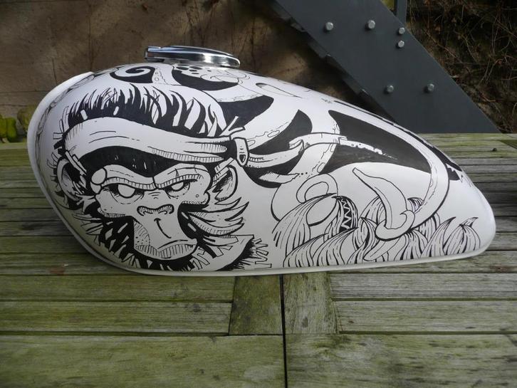 Yamaha XS 400 2A2 Tank, zijpanelen, velgen, schokdempers, Motoren, Onderdelen | Oldtimers, Gebruikt, Ophalen