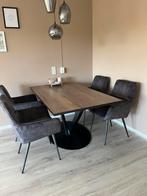 Eetkamerstoelen set, Ophalen, Zo goed als nieuw, Grijs
