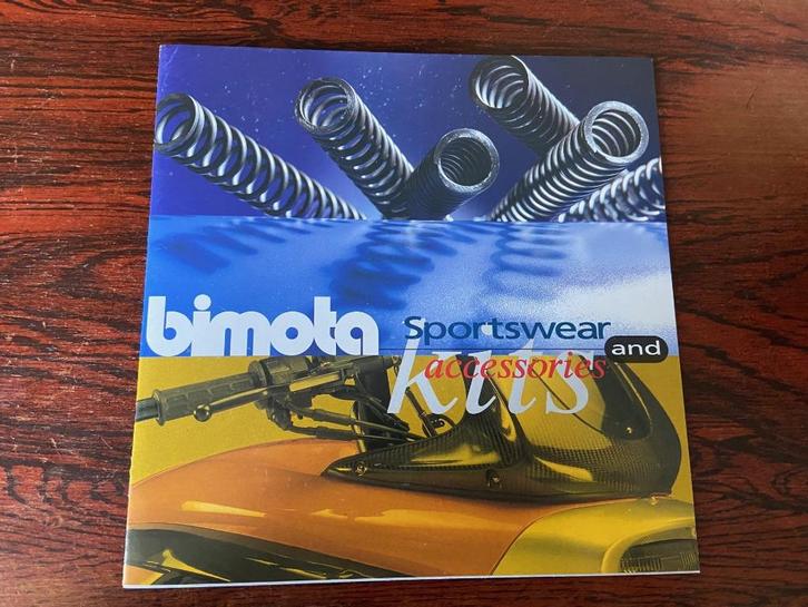 Bimota motorcycle brochure press release sportswear, Verzamelen, Automerken, Motoren en Formule 1, Gebruikt, Motoren, Ophalen of Verzenden