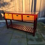 side table, Huis en Inrichting, Tafels | Sidetables, Ophalen, Gebruikt, 100 tot 150 cm, 25 tot 50 cm