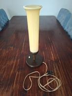 Vintage tafellamp lamp staand glazen kelk  art nouveau, Ophalen of Verzenden, Gebruikt, Minder dan 50 cm