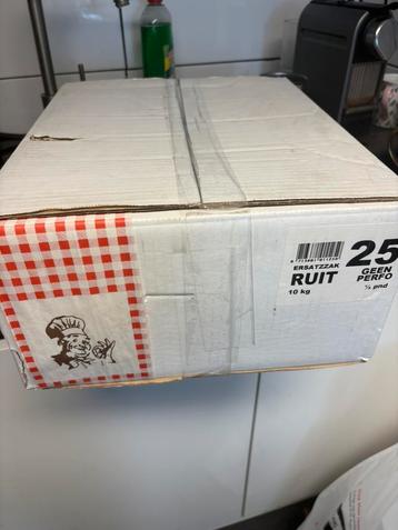 Doos inpakzakken beschikbaar voor biedingen