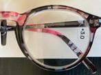 Nieuwe leesbril +3, Zwart, Nieuw, Leesbril, Ophalen