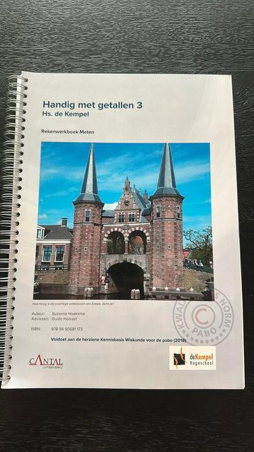 Pabo boek - Rekenwerkboek handig met getallen 3 beschikbaar voor biedingen