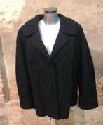 Mooie korte zwarte astrakan bontjas / jas maat 44, Kleding | Dames, Jassen | Winter, Zwart, Etten-Leur, Maat 42/44 (L), DJT@dejuistetoon.eu