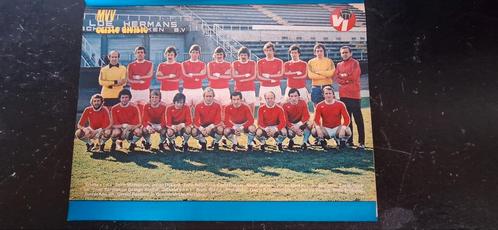 Oude poster MVV Maastricht (1976), Verzamelen, Sportartikelen en Voetbal, Zo goed als nieuw, Poster, Plaatje of Sticker, Overige binnenlandse clubs