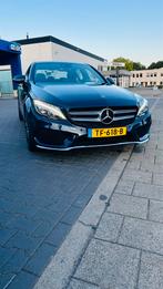 Mercedes C180 sport edition premium 2018, Auto's, Mercedes-Benz, Automaat, 65 €/maand, Zwart, Blauw