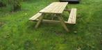 picknicktafel 180, 210, 240 cm, Tuin en Terras, Picknicktafels, Nieuw, Inklapbaar, Rechthoekig, Hout