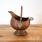 Vintage Koperen Kolenemmertje met Leeuwenkop Decoratie, Ophalen of Verzenden, Koper