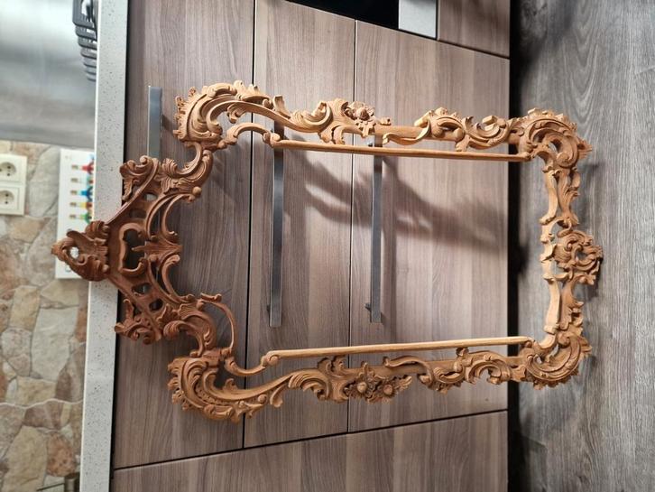 Houtsnijwerk (djati/teak) lijsten als partij te koop!, Antiek en Kunst, Kunst | Beelden en Houtsnijwerken, Ophalen