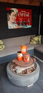 Vintage Olieblikken - Shell, Gulf, Renault, Antiek en Kunst, Ophalen of Verzenden