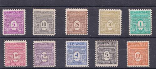 Frankrijk YT nr. 620-629 compleet postfris met plakker, Postzegels en Munten, Postzegels | Europa | Frankrijk, Ophalen of Verzenden