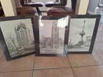 3 tekeningen/foto's van Rotterdamse iconen, Ophalen, Gebruikt, Minder dan 50 cm, Minder dan 50 cm