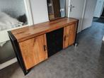 Mangohout dressoir, Ophalen, Mangohout, 150 tot 200 cm, Zo goed als nieuw